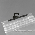 אריזה מתכלה ממוחזרת polybags להציג שקיות וו